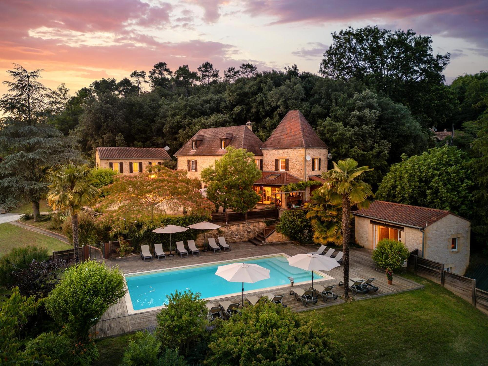 Domaine De Campagnac - Spa & Sauna Carsac-Aillac ภายนอก รูปภาพ