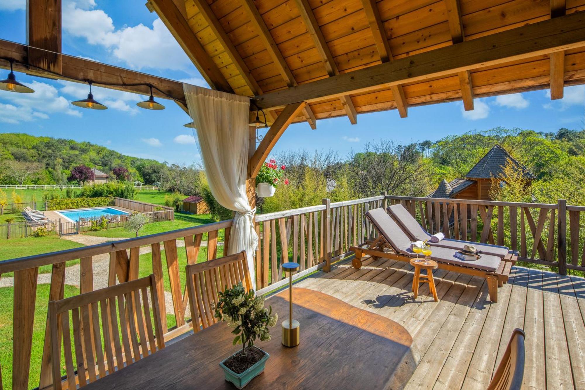 Domaine De Campagnac - Spa & Sauna Carsac-Aillac ภายนอก รูปภาพ