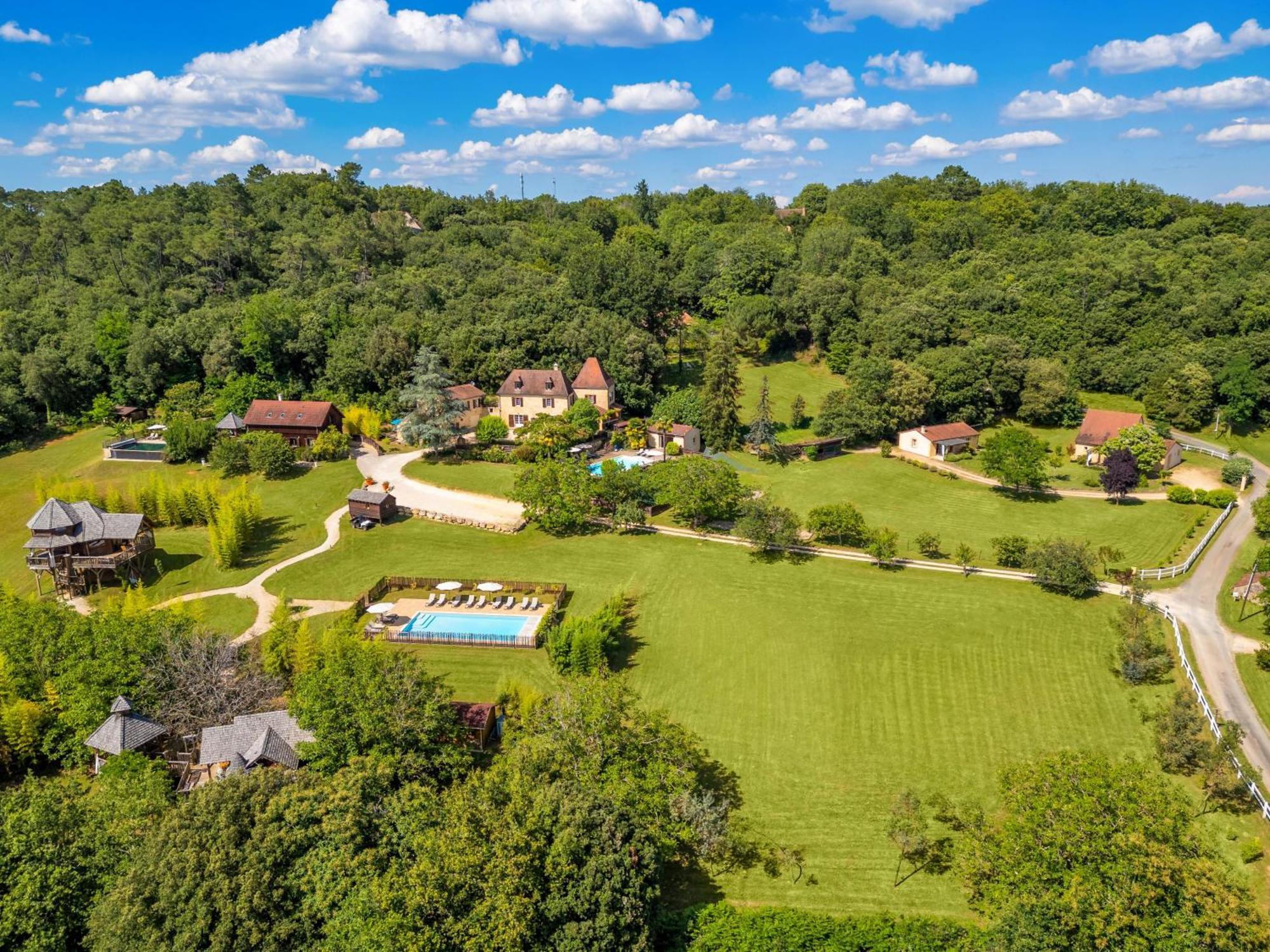 Domaine De Campagnac - Spa & Sauna Carsac-Aillac ภายนอก รูปภาพ