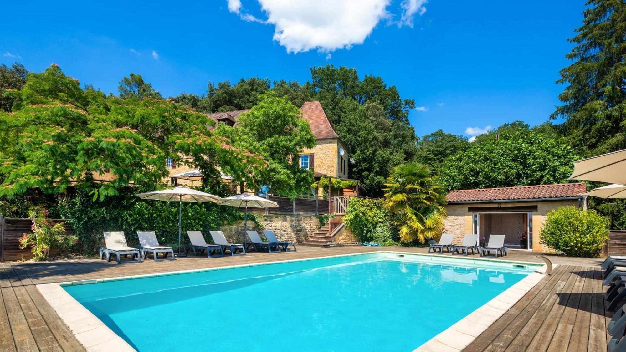 Domaine De Campagnac - Spa & Sauna Carsac-Aillac ภายนอก รูปภาพ