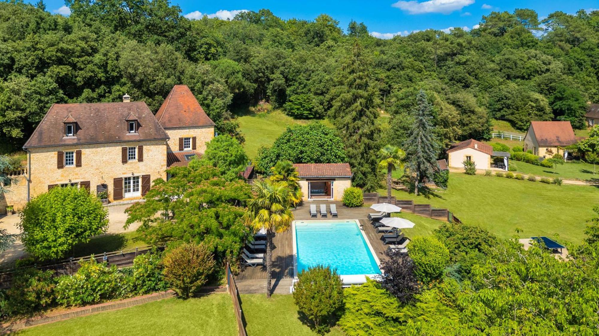 Domaine De Campagnac - Spa & Sauna Carsac-Aillac ภายนอก รูปภาพ